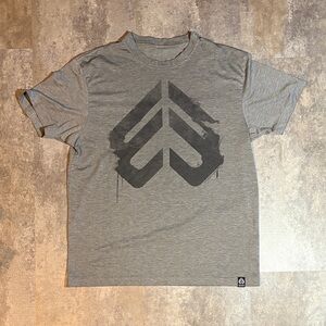 2012 Eclat BMX Grey Athletic Tee-Shirt With Logo Medium